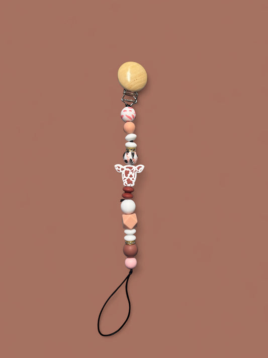 Yeehaw Pacifier Clip